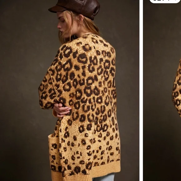 BNWT ✨Free People  Stateside Cardigan in S  🐆 - Picture 2 of 8